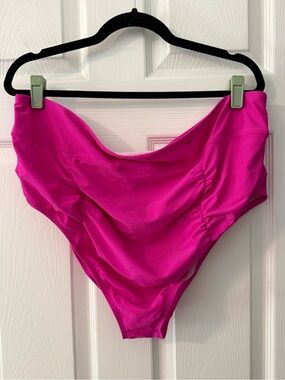 torrid Hot Pink High-Waist Swim Bottoms